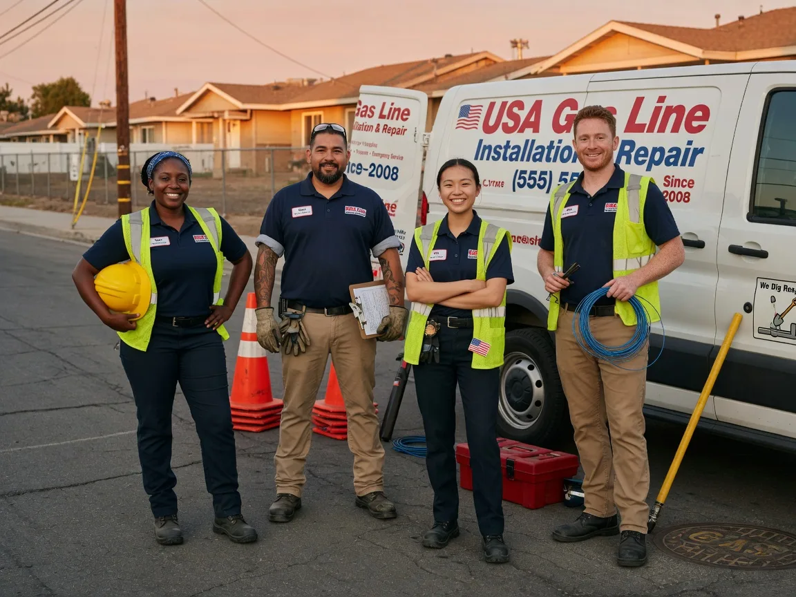 Gas Line Installation company in Verona, MS